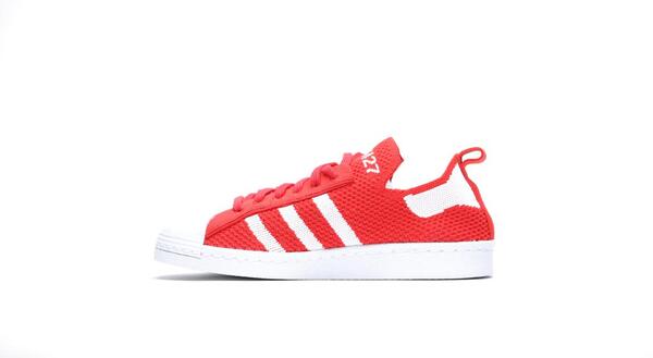 Superstar 80s 2025 primeknit shoes red